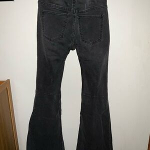 Free People Charcoal Flare Jeans